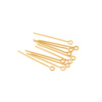 Ösenstifte 304 Edelstahl 30 mm 18k Gold...
