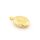 Medaillon oval Messing 26,5 x 21 mm mit Emaille, 18K Goldbeschichtung, 1 Stück