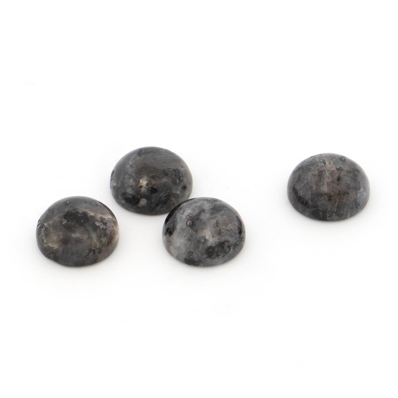 Cabochons aus natürlichem Labradorit 10 mm 4 Stück