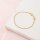 Ankerkette 2,5 x 1,8 mm aus 304 Edelstahl mit 18K Goldbeschichtung PVD, 1 Meter