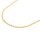 Ankerkette 2,5 x 1,8 mm aus 304 Edelstahl mit 18K Goldbeschichtung PVD, 1 Meter