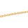 Ankerkette 2,5 x 1,8 mm aus 304 Edelstahl mit 18K Goldbeschichtung PVD, 1 Meter