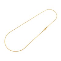 Schlangenkette 304 Edelstahl 18K gold ionenplattiert 45 cm