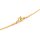 Schlangenkette 304 Edelstahl 18K gold ionenplattiert 45 cm