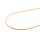 Schlangenkette 304 Edelstahl 18K gold ionenplattiert 45 cm