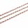 Ankerkette Eisen 6 x 4 mm flache Glieder Kupferfarben 2 m