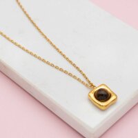 Ankerkette 304 Edelstahl 18K IP vergoldet 3 x 2 mm, 1 m