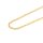 Ankerkette 304 Edelstahl 18K IP vergoldet 3 x 2 mm, 1 m