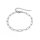 Paperclip Armband Edelstahl platinfarben 18 cm mit 5 cm Verlängerung 1 Stück