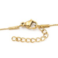 Armband Schlangenkette in Gold IP-Beschichtung 17cm...