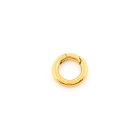 Karabiner 304 Edelstahl 12 mm 18K IP Gold 1 Stück