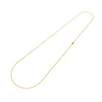 Edelstahlkette 18K vergoldet IP-Beschichtung Gliederkette...