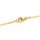 Edelstahlkette 18K vergoldet IP-Beschichtung Gliederkette 76 cm 2x3 mm