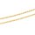 Edelstahlkette 18K vergoldet IP-Beschichtung Gliederkette 76 cm 2x3 mm
