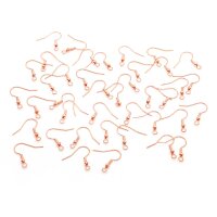 Ohrhaken 19,5 mm in Peachy Roségold...