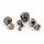 Dalmatiner Jaspis Perlen Mystery Bag 4-12 mm 20 Gramm