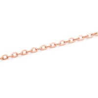Gliederkette Edelstahl 304 roségoldfarben IP...
