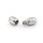 Schraubverschluss Edelstahl oval platinfarben 11,5 mm 1 Stück