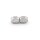 Schraubverschluss Edelstahl oval platinfarben 11,5 mm 1 Stück