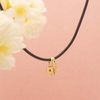 Charm Anhänger Liebesbrief goldfarben - Messing mit...