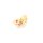 Charm Anhänger Liebesbrief goldfarben - Messing mit Zirkonia und Emaille 1 Stück