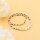 Schraubverschluss Memory Wire goldfarben - Edelstahl 304, IP-Beschichtung, oval, 12 x 5 mm