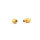 Schraubverschluss Memory Wire goldfarben - Edelstahl 304, IP-Beschichtung, oval, 12 x 5 mm