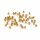 Zwischenperlen rund Edelstahl 304, 18K Goldbeschichtung IP, 2 mm, 50 Stk.