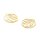 Filigrane Anhänger Blüte, 18K Goldbeschichtung, 20x18mm, 4 Stück