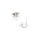 Ohrstecker mit versteckter Öse, 925 Silber Beschichtung, 12 mm, 316 Stift