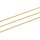 Gliederkette Edelstahl vergoldet, 2,5 x 2 mm, 1 Meter, 18K PVD-Beschichtung