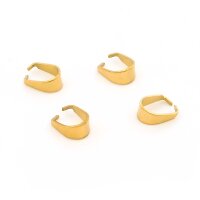 Collierschlaufe aus 304 Edelstahl mit 18K...