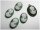4 Cabochons/Kamee in grün, 18 x 13 mm