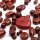 Roter Jaspis und Keramik Perlenmischung, Mystery Bag 100g