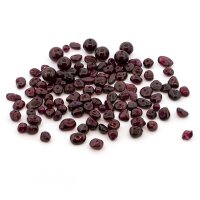Granat Nuggets und Perlen im Mix, Naturstein, 3 bis 8 mm,...