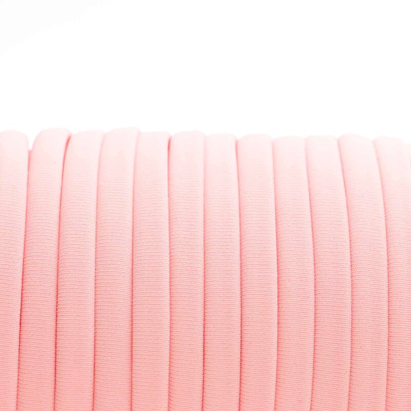 Elastisches Habotai-Band Rosa, 5 x 3 mm, 2 Meter, Nylon