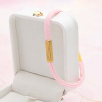Elastisches Habotai-Band Rosa, 5 x 3 mm, 2 Meter, Nylon
