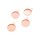 Fassungen mit Öse für 12 mm Cabochons, Edelstahl, roségoldfarben, 4 Stück