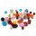Perlen Überraschungsset bunt gemischt, Acryl und Glas, 50 Gramm, 5-15 mm