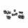 Magnetit Perlen Mix, magnetisch, 4,5-12,5 mm, 50 Gramm