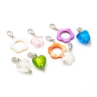 Wechselcharm Mystery Bag mit Karabiner, 8 Stück,...