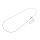 Gliederkette Edelstahl platinfarben, 41 cm 1 Stück