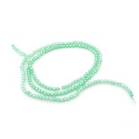 Zirkoniaperlen in Grün 2 mm facettiert, 1 Strang mit...