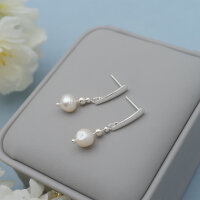 Bastelbeispiel: Ohrringe mit geschwungenem Ohrstecker,...