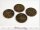 4 Message Anhänger in vintage Bronze
