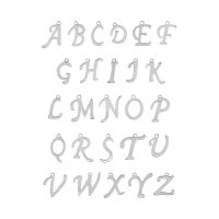 Anhänger Buchstabe A–Z, Schreibschrift,...