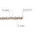 5 m Kette antik bronze 3 x 4 mm Gliederkette