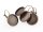 4 Brisuren in antik Kupfer für 16 mm Cabochon