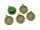 4 Fassungen für 16 mm Cabochons antik bronze