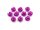 10 lilafarbene Rosen 10 mm als Cabochon